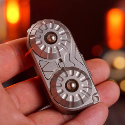 Fidget Spinner Roller Magnetic Push Coin Card Plate Mechanical Slider 3In1 Edc Metal Sensory Stress Relief Toys Anti Anxiety Men