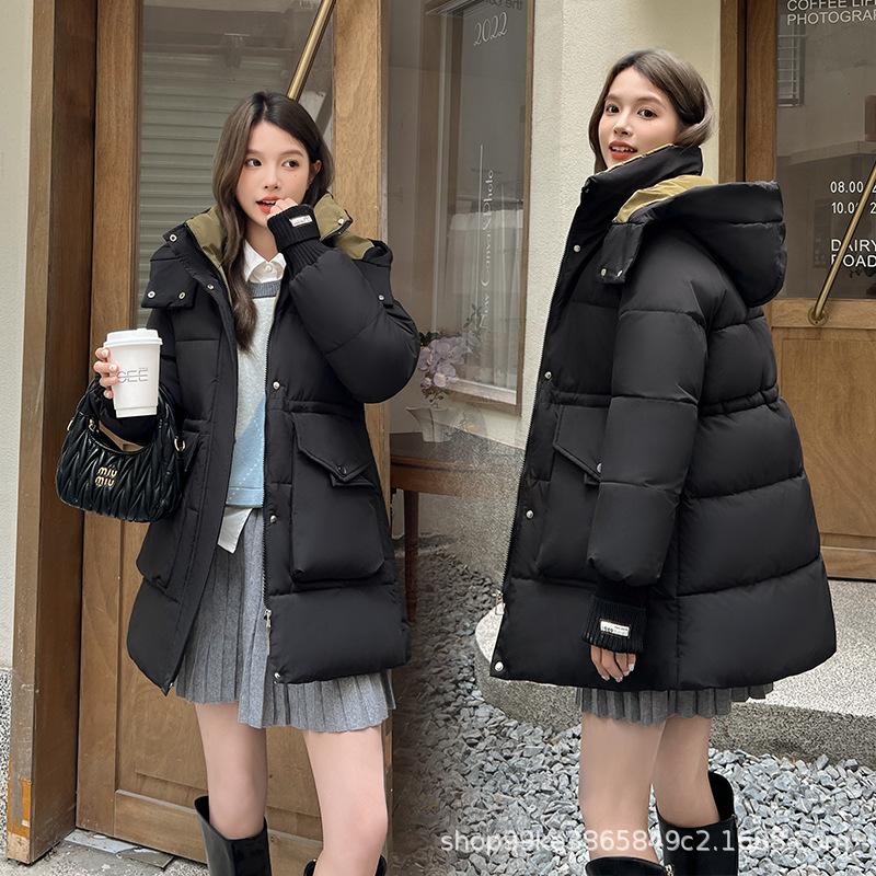 Autumn and winter new women's cotton clothes, bread clothes, cotton clothes, explosive jackets, cotton padded thickened medium and long styles