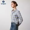 Navigare Women's Long Sleeve Plaid Shirt