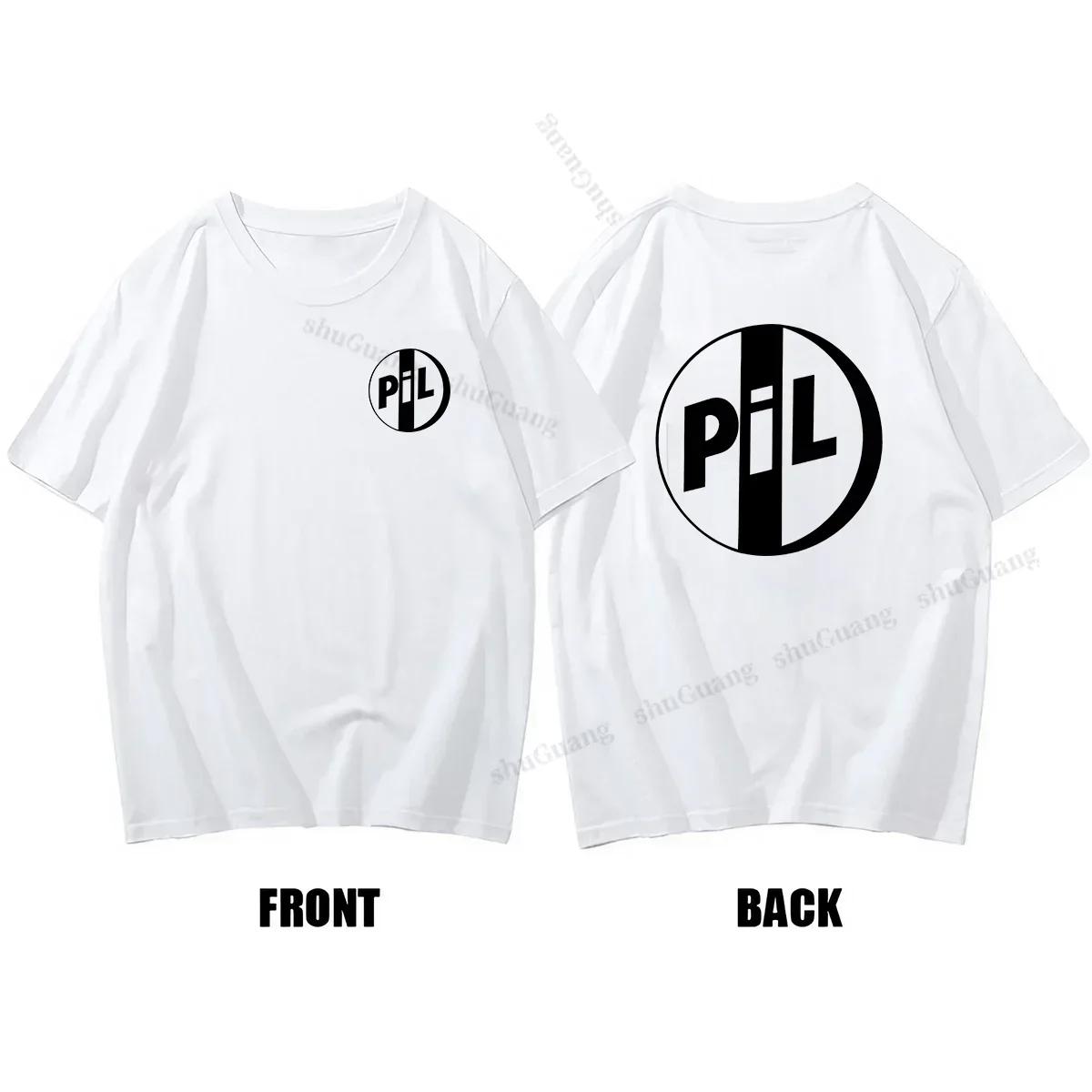 

Public Image Ltd британская пост-панк-группа PIL Футболка с принтом логотипа группы Футболки с графическим рисунком Одежда унисекс Одежда WoUnisex Хлопковая футболка