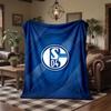 Coperta in Pile Tema Schalke 04 Morbida Accogliente Peluche Per Camera da Letto Divano Viaggio