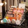 Transparent Multi-Layer Cosmetic Organizer: Nail Polish & Eyeshadow Storage Rack