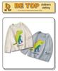 Boys' Dinosaur Pattern Long-sleeved T-shirt - Trendy Base Layer for Kids