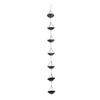Catena per pluviali in ferro antiruggine con design a fiore, Catena per pioggia fai-da-te per un elegante scarico del tetto e atmosfera da giardino
