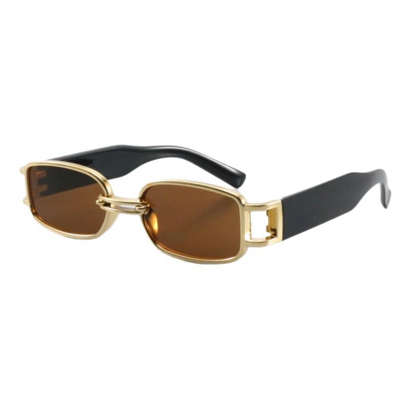 Trendy Retro Hip Hop Small Frame Sunglasses - Fashionable Street Style Sun Protection