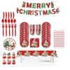 Serves 20 Guests Paper Dinner Dessert Plates  Holiday Party Supplies