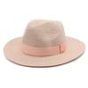 Unisex Summer Panama Sun Hat - Fashionable Straw Braid Fedora for Outdoor and Beach Wear.