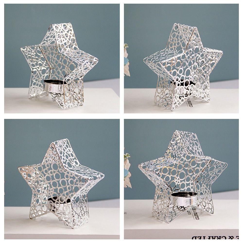 Creative Star Candle Holder Middle Eastern Candle Stand Gift Holders for Candlesticks  Home Decor