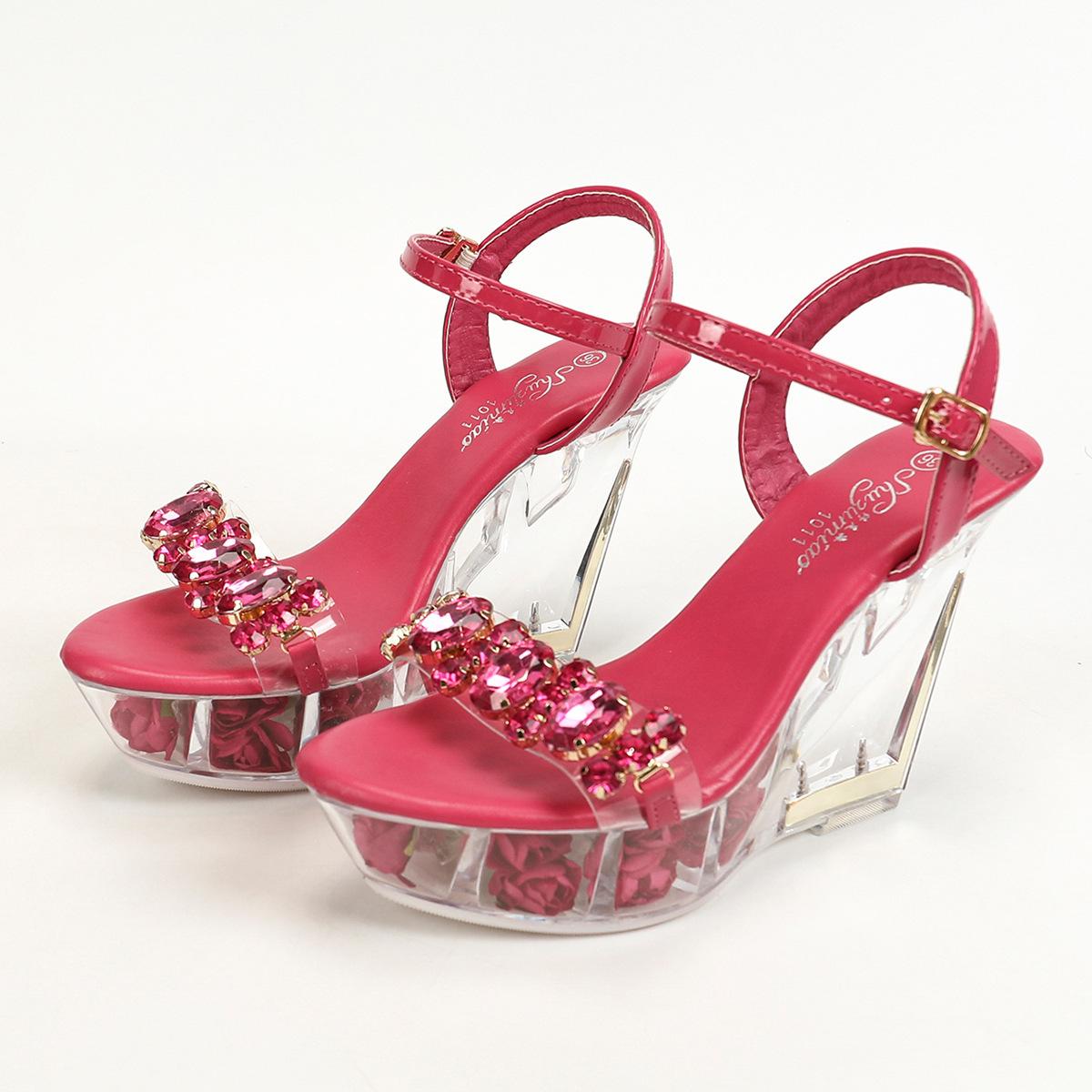 Обувь на высоком каблуке 11 см для ночного клуба — фото 18