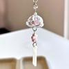 Green Lemon Lemon Keychain Wind Chimes Beaded Keychain Cute Persimmon Keychain  Key Ornament