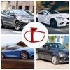 Blindspot Car Mirror Automotive Exterior Accessories 360 Rotation Adjustable Adhesive Glass Convex Rear View Mirrors For Larger