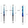 2 Flute Heat Treated Hardened Alloy Tapered Trimming Engraving Bit Suitable For Hardwood And 3D Model Precise Machining