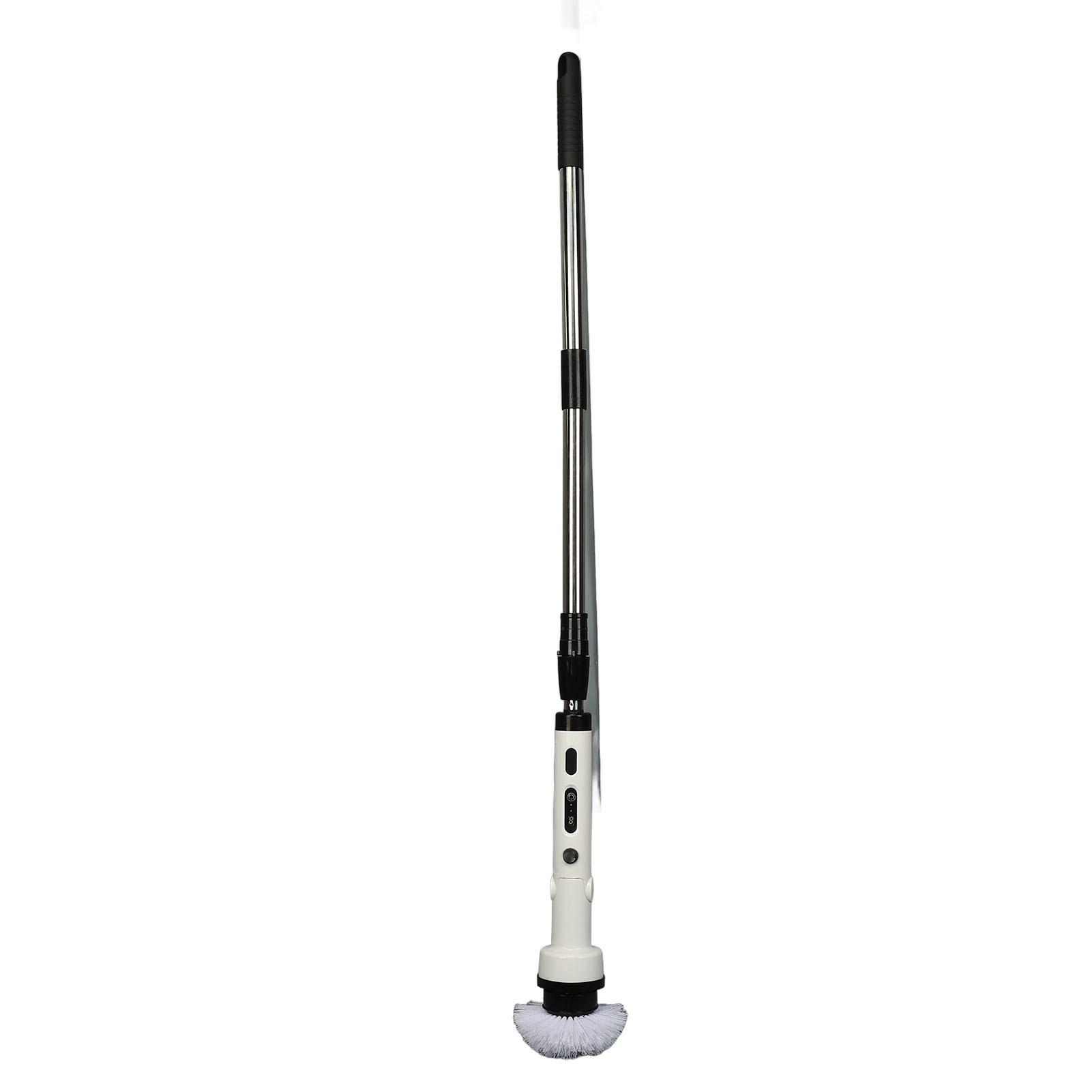 Electric Spin Scrubber Cordless Shower Scrubber With Replaceable Brush Heads Detachable Handle Power Cleaning Brush For Bathroom