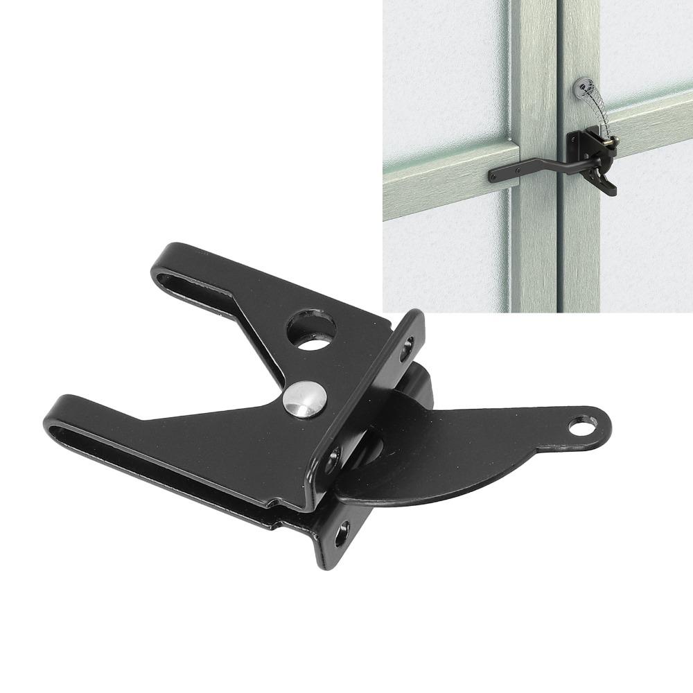 2pcs Carbon Steel Fence Gate Latch Durable Heavy Duty Gate Latch  Wooden Fence
