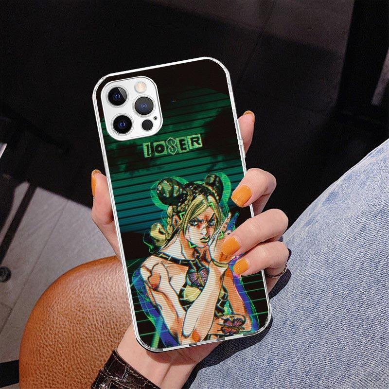 JoJo's Bizarre Adventure Jolyne Cujoh Phone Case For iPhone 17 Air 16 Pro Max 16E 15 + 14 Plus 11 12 13 Mini 7 8 SE Gift Print C