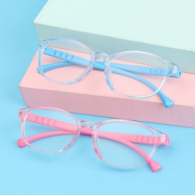 Online Classes Eye Protection Kids Glasses Comfortable Eyeglasses Ultra Light Frame Anti Blue Light