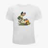 Easter Bunny with Flowers & Leaves Tee Women, Men Graphic Design Unisex T-Shirt Unisex T-Shirt