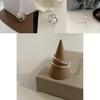 Minimalist Copper Trendy Ring For Women With Distinct Geometric Design For Any Occasion