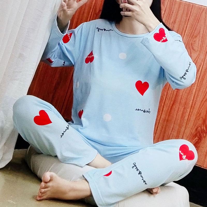Women's Autumn/Winter Pajama Set: Cute, Girlish Long-Sleeve, Loose, Casual Homewear