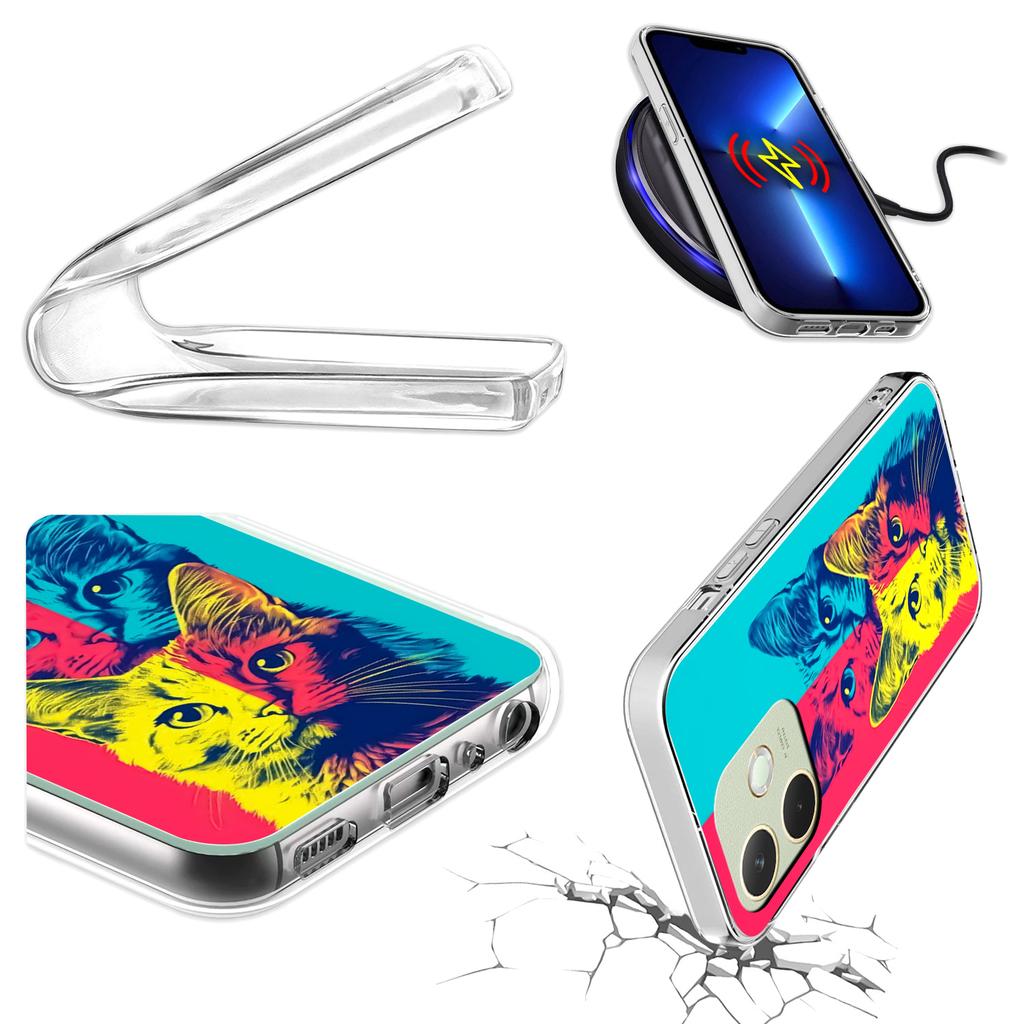 Etui Do Oppo A5 Pro Obudowa Foto Case Plecki Grafika Kotki + Szkło 9H