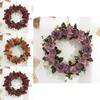 Autumn Artificial Peony Wreath With Silk Flowers For Holiday Door Wall Decor