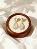 Elegant Stainless Steel Abalone Shell Earrings for Women Irregular Shell Earrings Waterproof Fashion Jewelry Gift