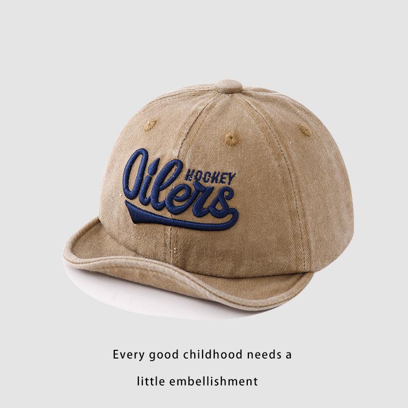 Baby Hat Spring and Autumn New Style Old Cute Children's Bear Baseball Cap Soft Brim Versatile Infant Baseball Cap