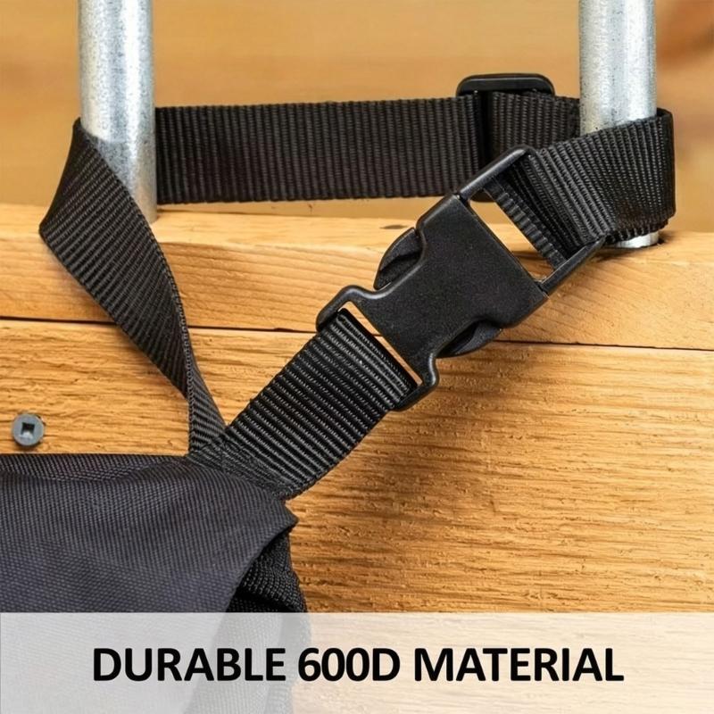 Wear Resistant Double Layer Equestrian Storage Bag Large Capacity Stall Front Bag for Horse Tacks Accessories Enduring