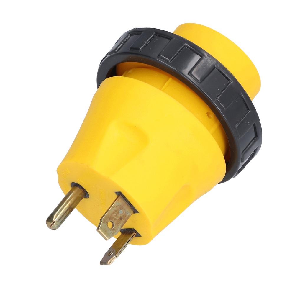 Weatherproof RV Plug Adapter Heavy Duty 30A RV Plug TT-30P To L5-30R  RV Power Connection