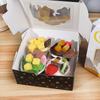 2-10Pcs Eid Mubarak Cake Box Ramadan Kareem Muffin Cupcake Packing Boxes 2025 Islamic Muslim Party Decor Supplies Candy Gift Bag