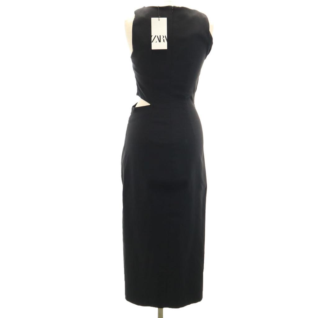 Unused ZARA No Sleeve Long Dress XS Black Women Used