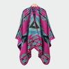 Men's Knitted Open Front Shawl Wrap Soft Warm Vintage Poncho Cape Casual Oversized Shawls Cardigan Wraps Scarf Blanket Lightweight Shawl Scarf for Men