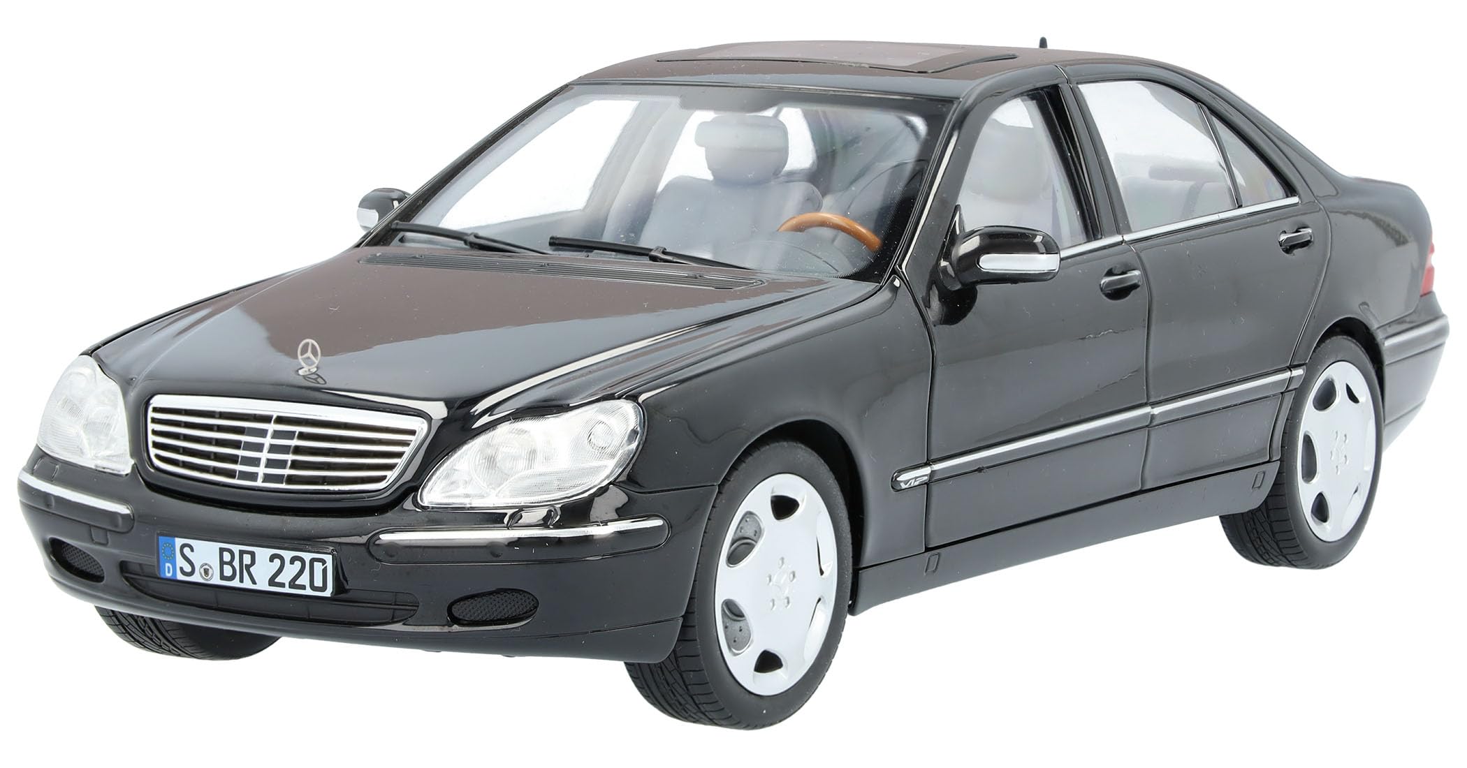 

[Коллекция Mercedes-Benz] Оригинальный седан S600 Long (V220) 1/18 Обсидиановый черный