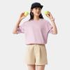 Li Ning Sports Lifestyle Series Solid Color Breathable Versatile Loose Short Sleeve T-Shirt Unisex T-Shirts Milk-Stone-Pink AHSVB91-6