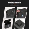 Valve Stems Caps For VOLKSWAGEN VW Car Clamshell Trash Bin Hanging Vehicle Garbage Dust Case Storage Box Black ABS For Volkswage