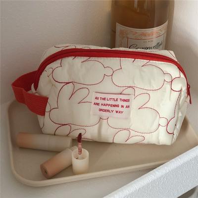 Cute Rabbit Travel Cosmetic Lipstick Purse Storage Bag Kawaii Women Makeup Handbags Organizer Wallet Pouch Pencil Case Bags