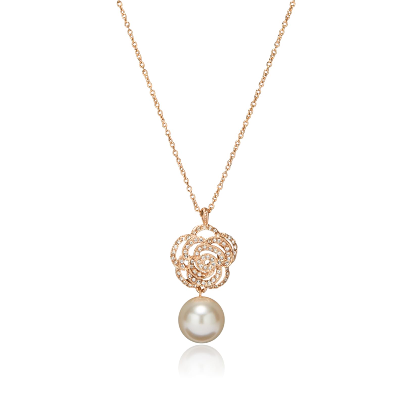 

Duo Parfumrose Pendant Necklace Gold GJ24960 [Grosse] золотий