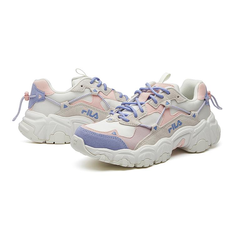 FILA FUSION Fluid 'White Pink Purple' Women's (Unisex) Casual Shoes T12W041109FSW