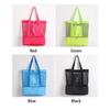 Thermal Insulation Bag Handheld Lunch Shoulder Bag Cooler Mesh Beach Tote Bag for Picnic Food Drink Storage