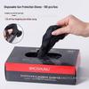 100 Black Fingerless UV Protection Gloves for Nail Art