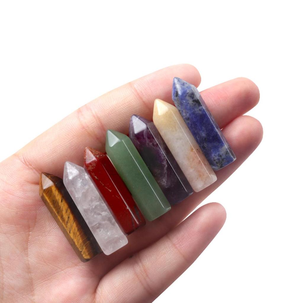 7 Stück/Set Naturkristall-Heilstein-Set, Chakra-Balance-Stein, spirituelle Astrologie, Yoga, Energie, Reiki, Heilkristall, dekorative Dekoration, Geschenke