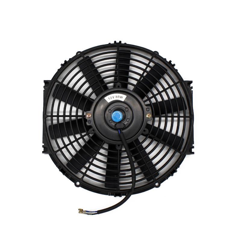 12V 80W 12 inch Universal Electric Engine Cooling Fan Radiator Oil Cooler  Pull Push Slim Fan