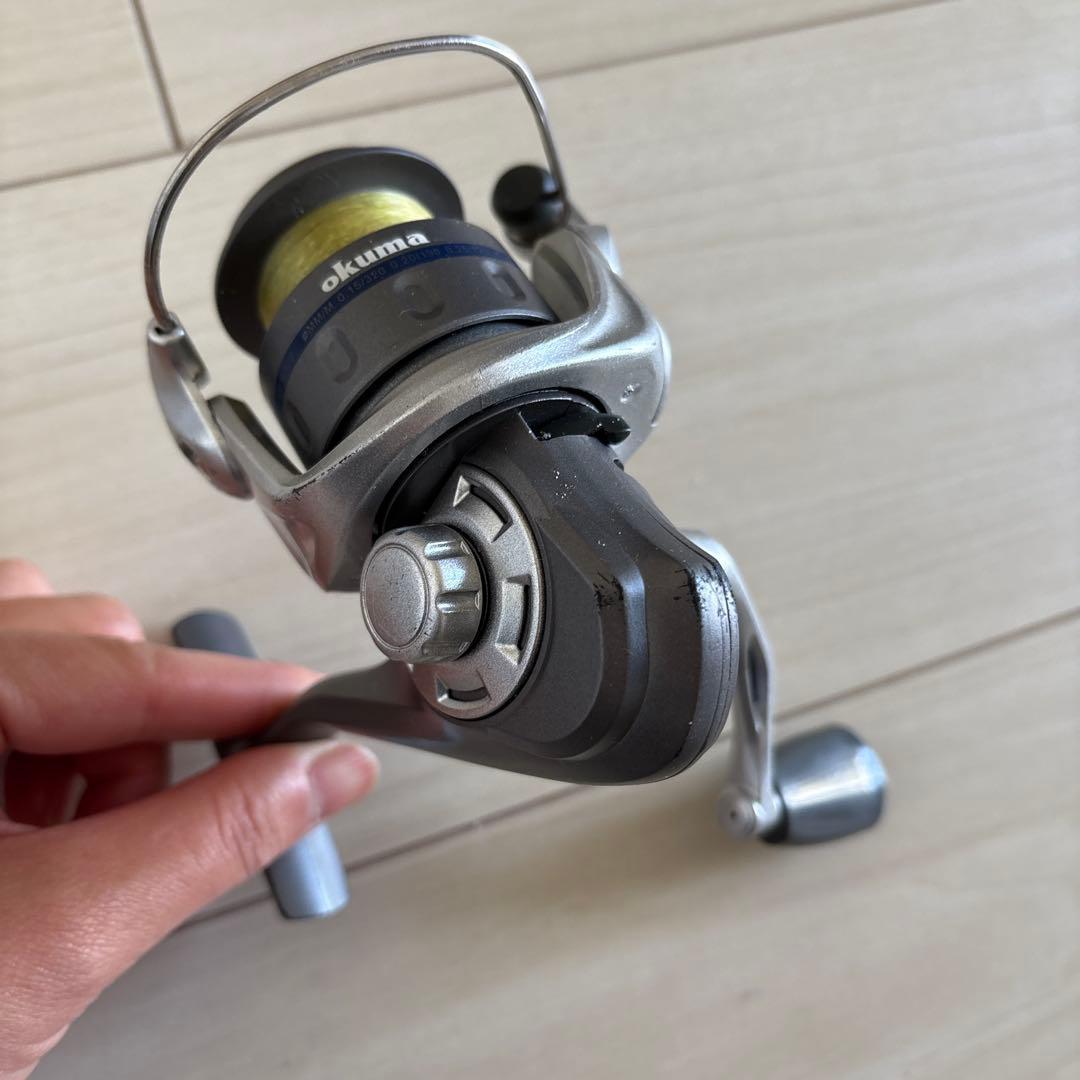 Used okuma spin cast reel