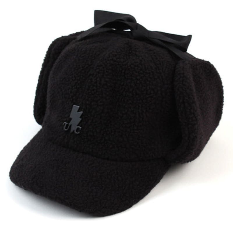 

Universal chemistry Thunder Black Fleece Earflap Cap FREE