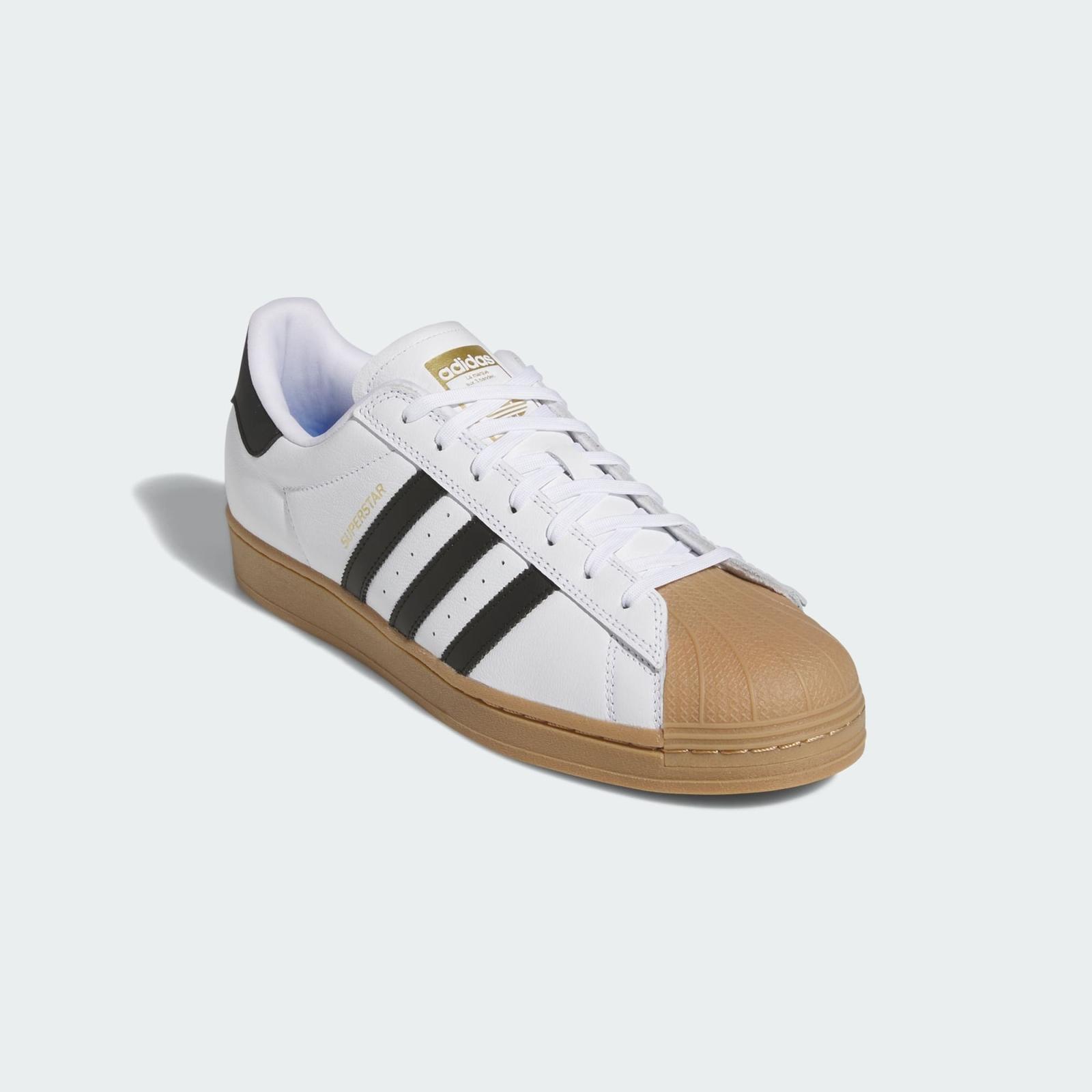 IE0669 adidas Originals Superstar ADV Белый/Черный/Коричневый (Мужской) 4