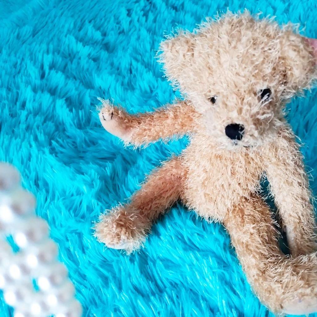 [USED] Retro Teddy Bear Plush Toy (no Tag)