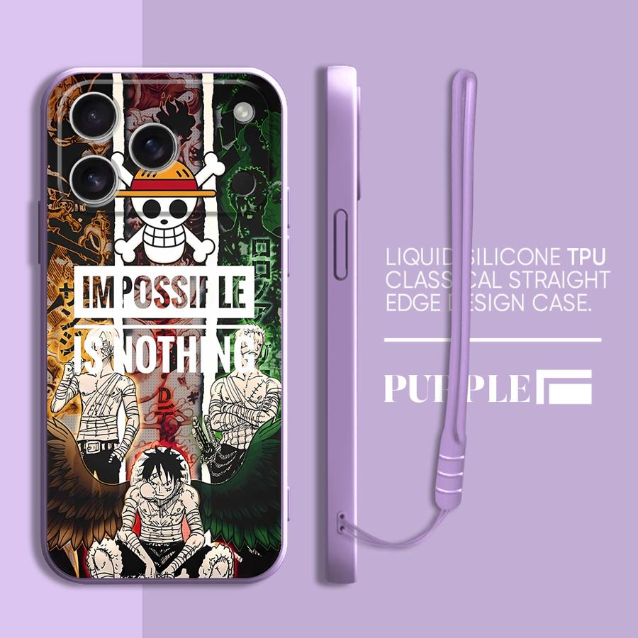 

One Piece Retro Phone Cover Case for Apple iPhone 17 Pro Max 7 8 15 XS XR 13 Mini 12 Plus 11 16 Air iPhone17 Pro Max