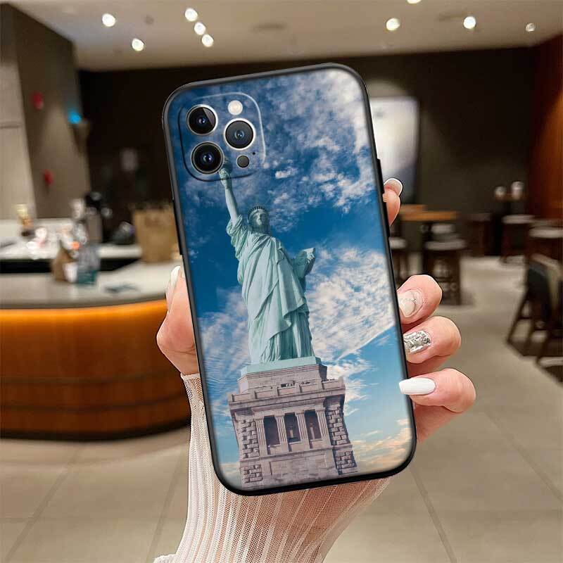 Statue of Liberty Phone Case for Redmi Note 12 12S 12C 13 13C 13R 14 14S 14R 14C 11A 13X A3 A3X A4 A5 Pro Max Plus