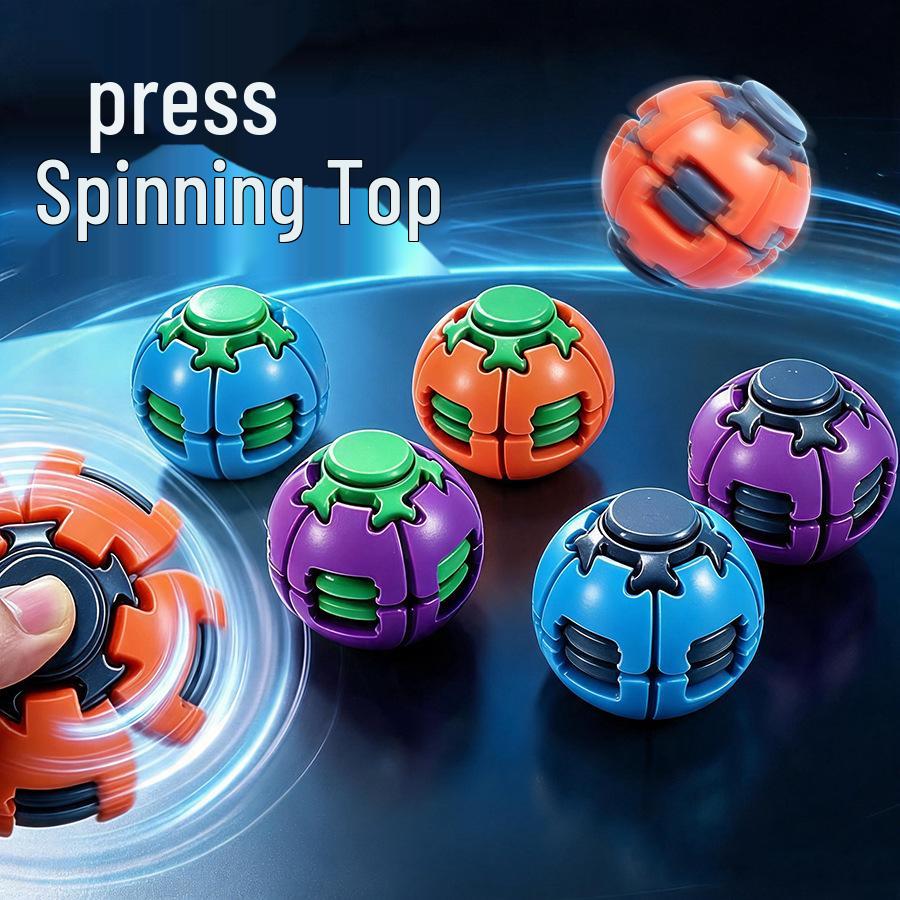 Portable Stress Relief Gyro Ball: Educational Spinning Toy for Relaxation