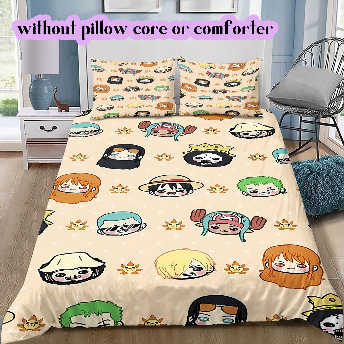 

OnePiece cool Character Soft and Comfortable Duvet Cover, Children s Bedding Set Gift, Extra Large Size, Various Sizes Available 135x200cm